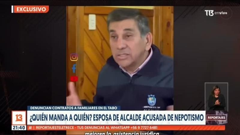 "No sé si el alcalde es hue...": Los chats donde esposa del alcalde de El Tabo se enfrentaría a funcionarios del municipio