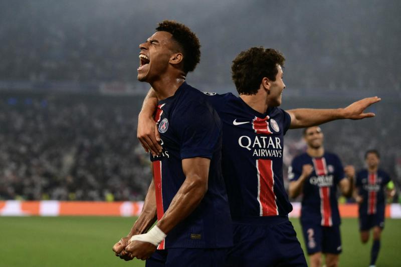 AFP - Doué anotó un doblete en la final de Champions