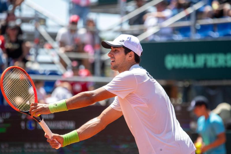 Agencia UNO - Cristian Garin superó el debut en el Challenger de Oeiras