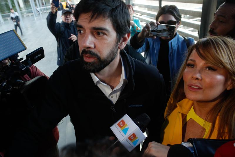 Agencia Uno - Diputado Joaquín Lavín y exalcaldesa de Maipú, Cathy Barriga