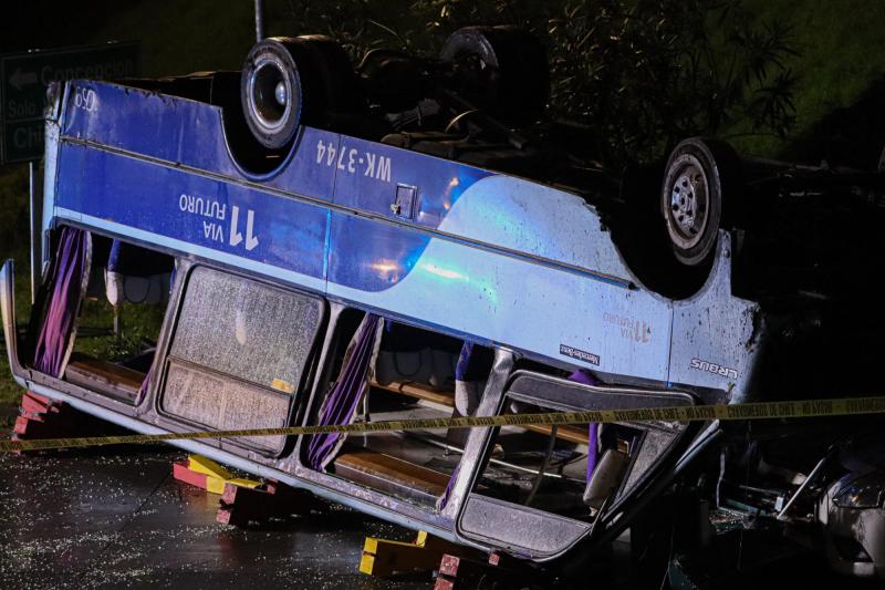 Grave accidente en Chiguayante - Agencia Uno