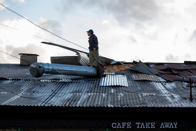 Agencia Uno - Casa destruida tras paso de tornado en Puerto Varas