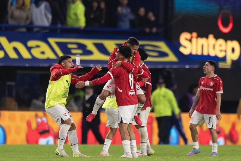 Pablo Galdames había marcado el 2-0 para Independiente pero fue anulado - Créditos: Instagram @pablitogaldames