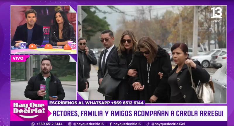 Canal 13 - Carolina Arregui habla de la muerte de su esposo, Roy Sothers
