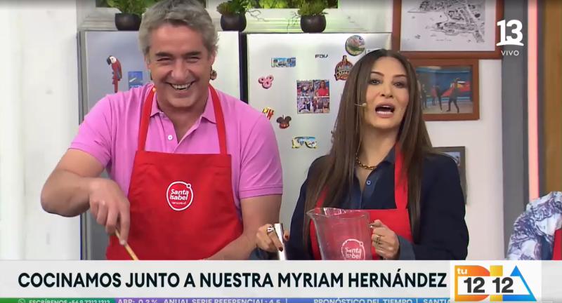 Canal 13 - Myriam Hernández y José Luis Repenning