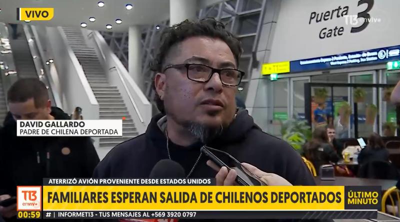 T13 - Padre de joven chilena deportada