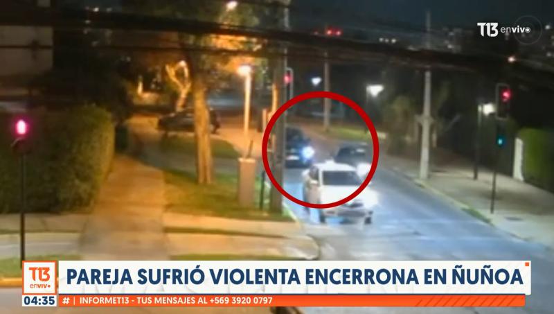 T13 - Encerrona a pareja en Ñuñoa