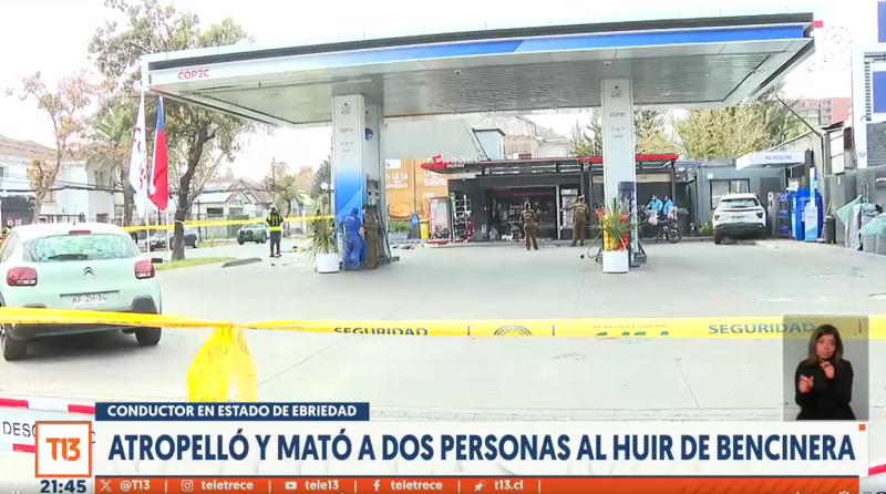 T13 - Dos víctimas fatales tras apolleo en Copec