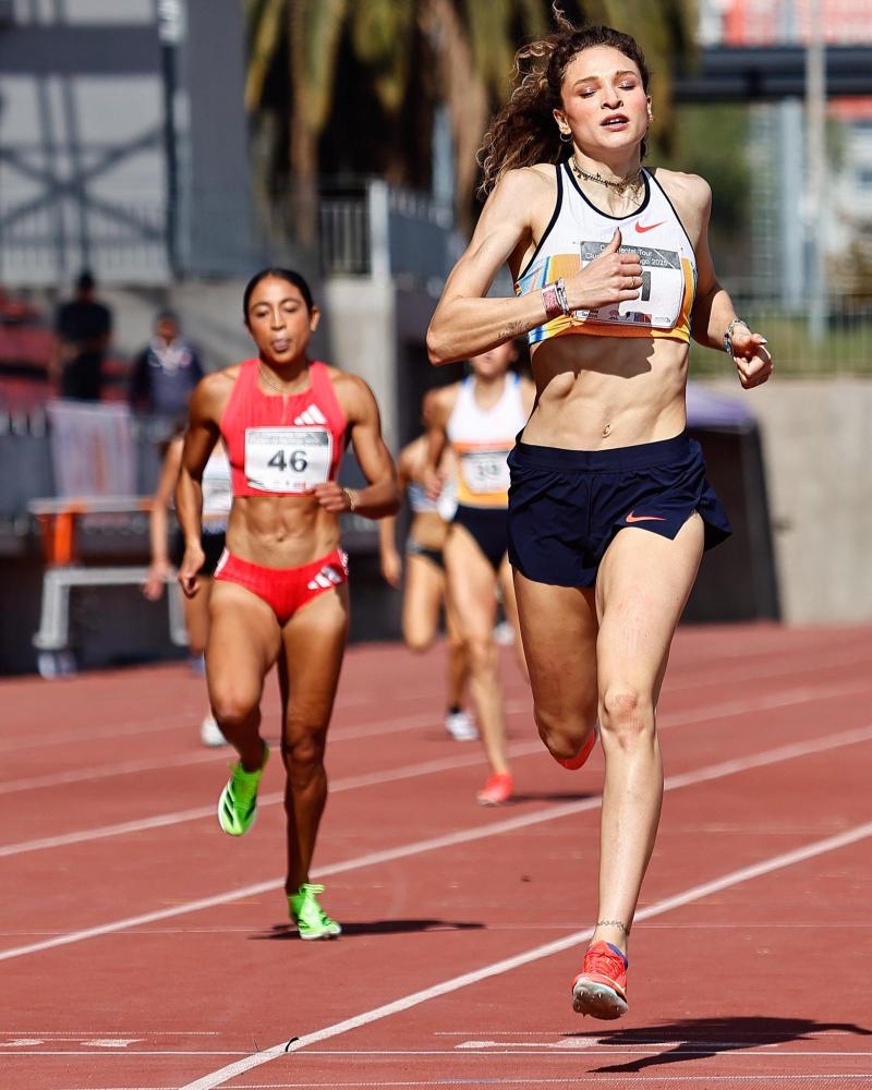 Martina Weil batió su propio récord de los 400 metros - Team Chile