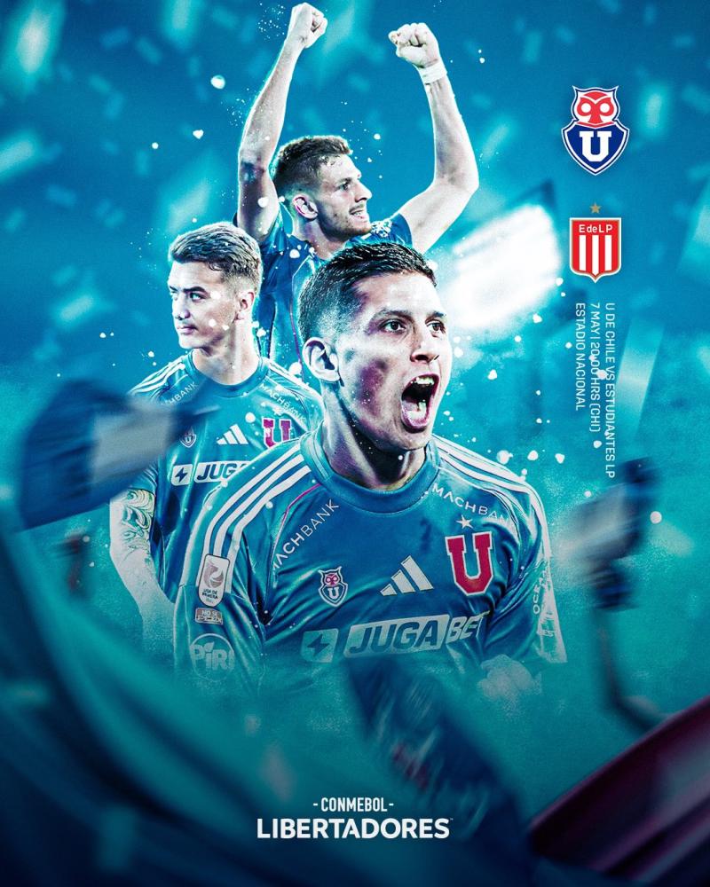 La U recibe a Estudiantes por la cuarta fecha del grupo A - U de Chile