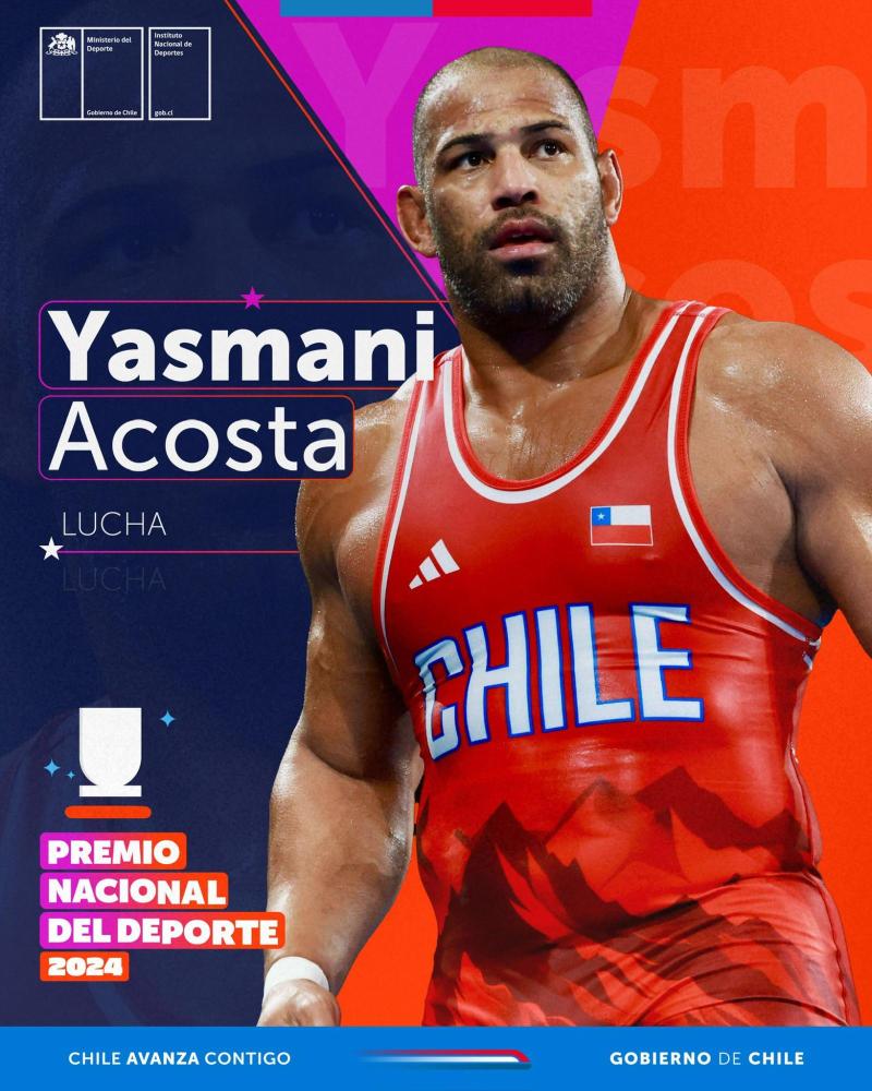 Yasmani Acosta es el ganador del Premio Nacional del Deporte - MinDepChile