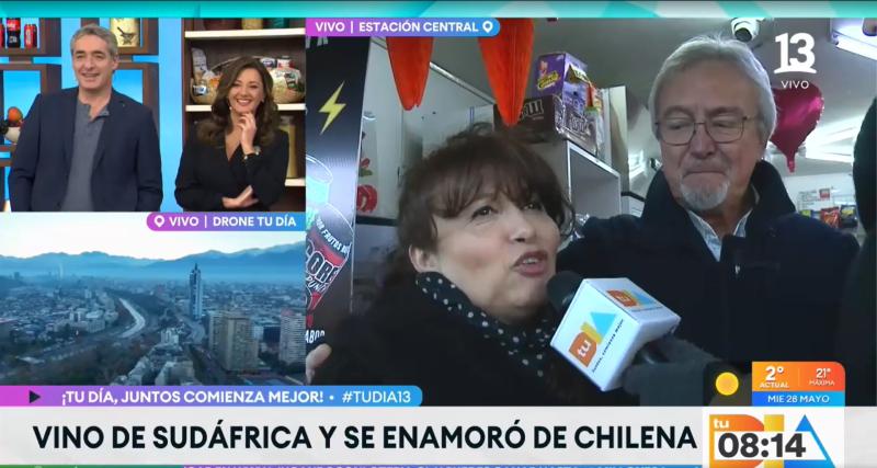 Canal 13 - La historia de amor entre un sudafricano y una chilena