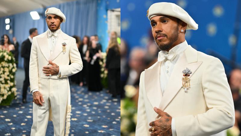 AFP - Lewis Hamilton en Met Gala 2025