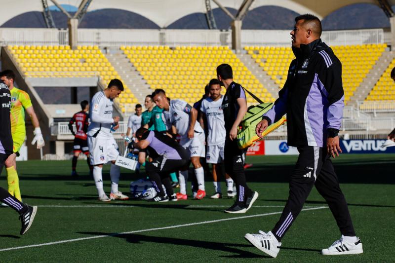 Quiebre de jugadores de Colo Colo y Jorge Almirón - Créditos: Photosport