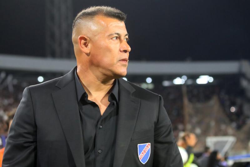 Jorge Almirón en la previa de Colo Colo vs Racing - Créditos: Photosport