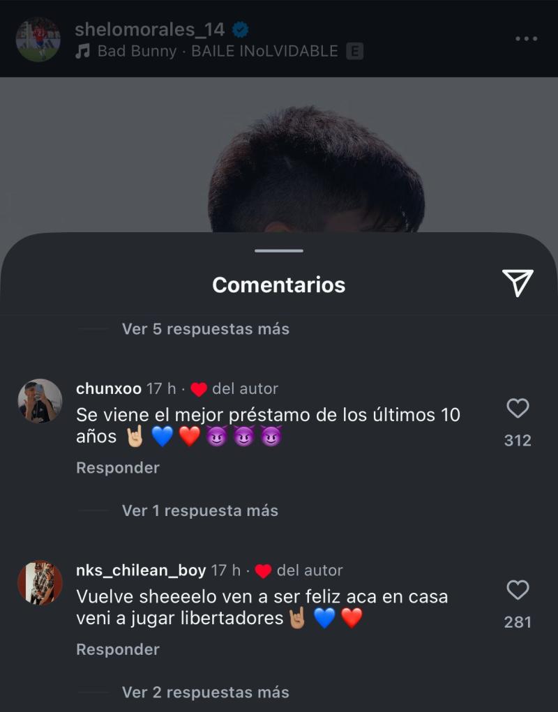 Marcelo Morales le dio like a los hinchas de U de Chile y su pedido para que vuelta - Créditos: Captura