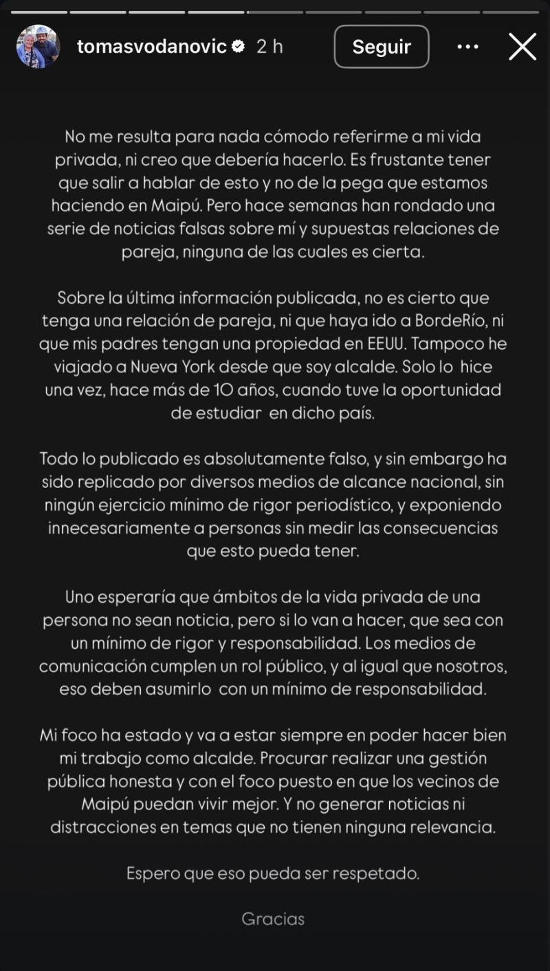 Instagram - Tomás Vodanovic