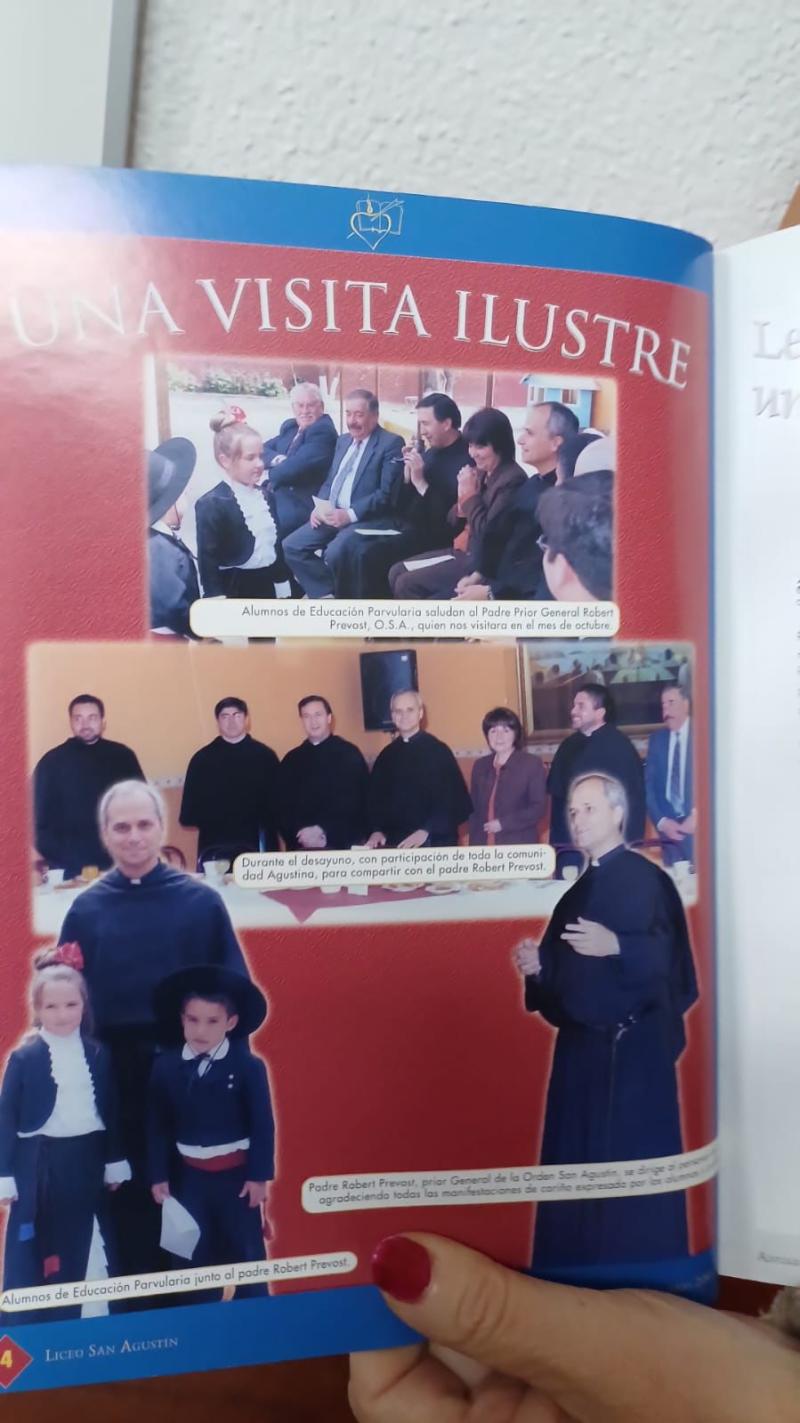 T13 - Papa León XIV en el colegio San Agustín en 2003