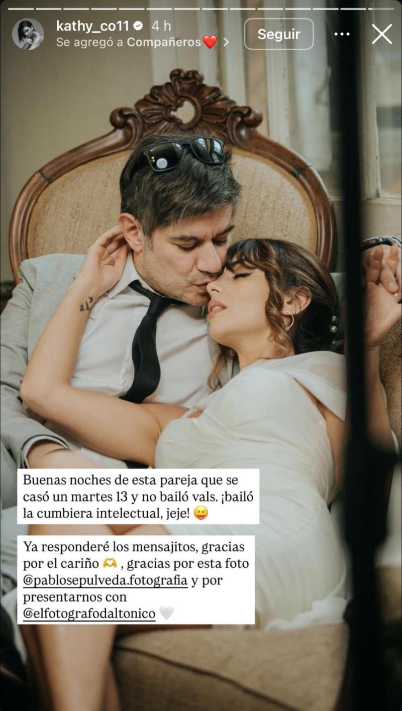 Instagram - Kathy Contreras y su esposo