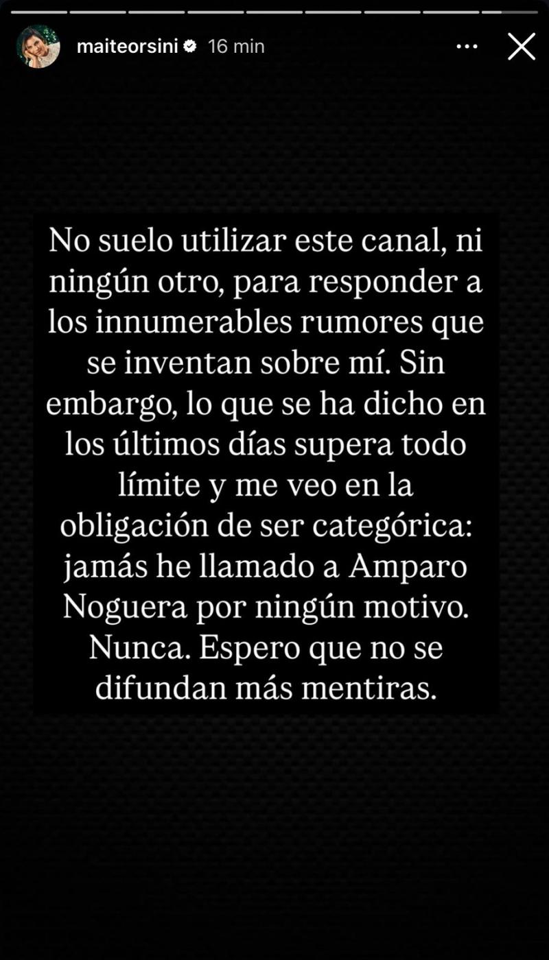 Instagram - Maite Orsini