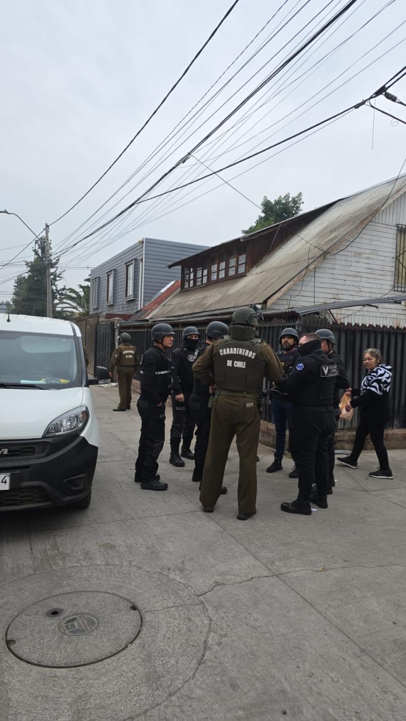 Persecución terminó en Recoleta - Foto cedida