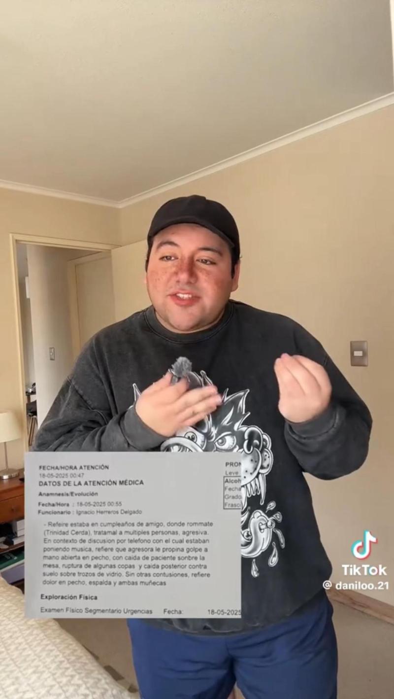 TikTok - Denuncia de joven que habría sido agredida por Trinidad Cerda