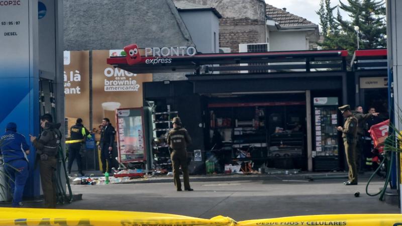 Atropello en bencinera de Providencia - T13