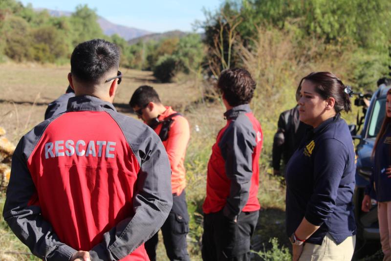 Delegación de Los Andes - Búsqueda de empresario secuestrado en Los Andes