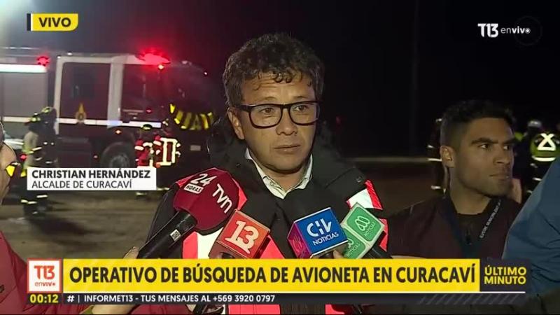 "Se escuchó un estruendo gigantesco": Alcalde de Curacaví entrega detalles de búsqueda de avioneta perdida
