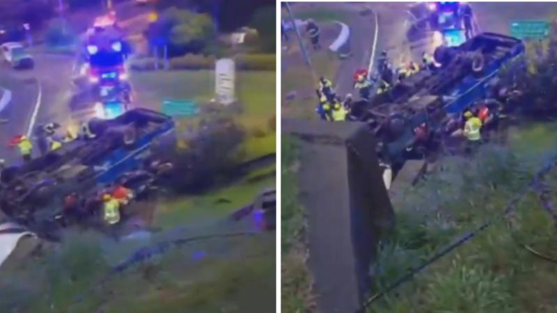 Grave accidente en Chiguayante - T13