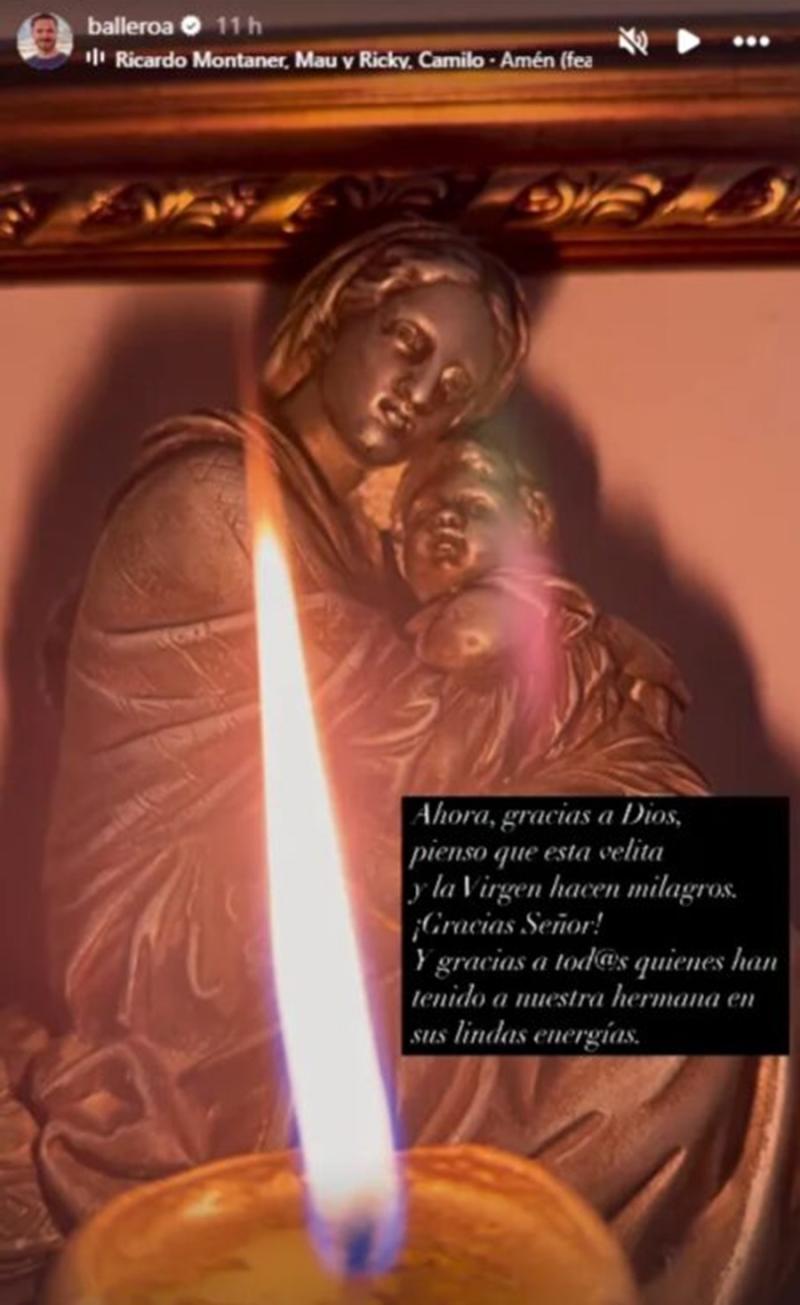 Instagram - Álvaro Ballero publica mensaje a su hermana Carla Ballero