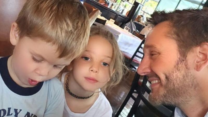 Instagram - Benjamín Vicuña y sus hijos Magnolia y Amancio