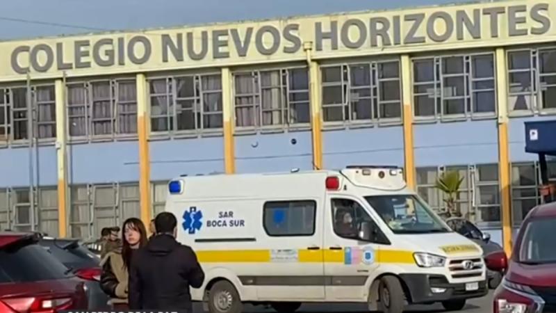 Balacera en colegio de San Pedro de la Paz - T13