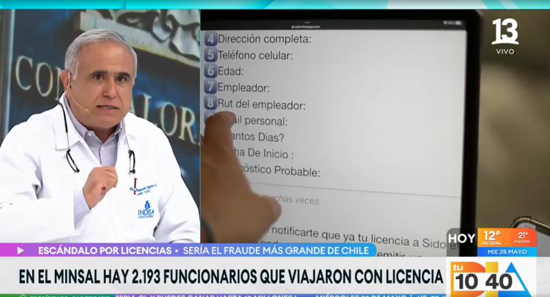 T13 - Doctor Ugarte en el matinal 'Tu Día'