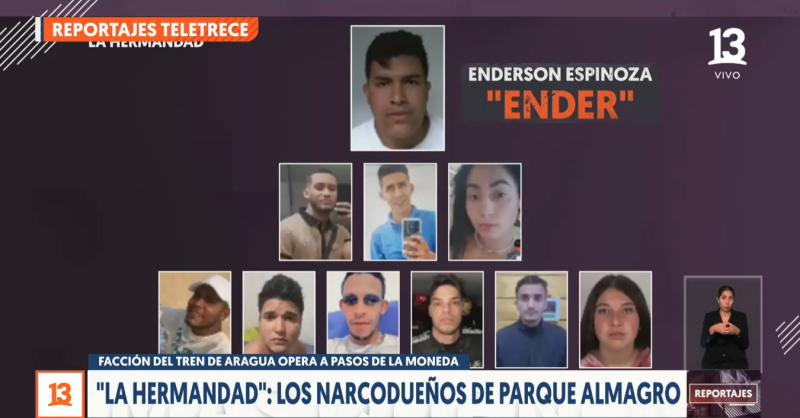 Quiénes integran "La Hermandad", la facción del Tren de Aragua que opera a pasos de La Moneda