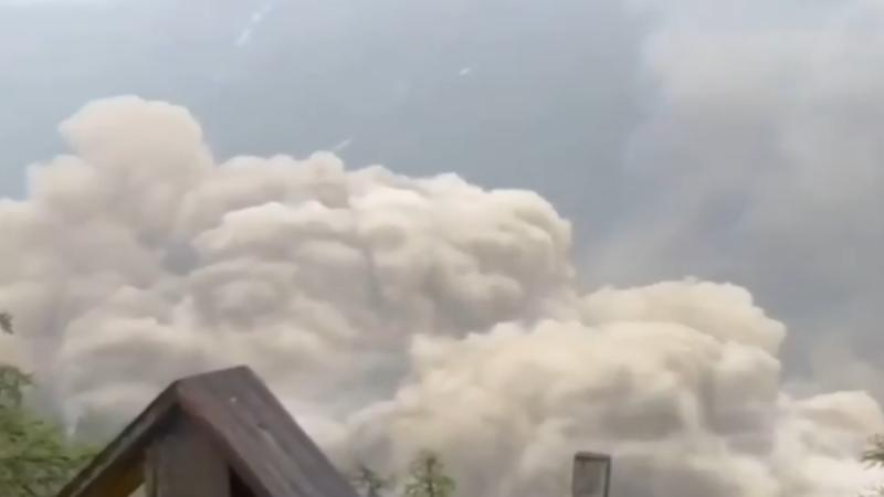 Deslizamiento de glaciar en Suiza destruye parte de un pueblo - T13