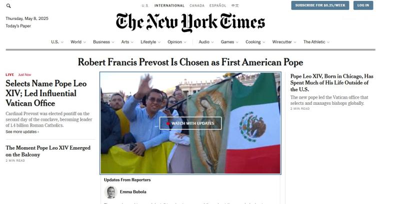 NY Times de EEUU