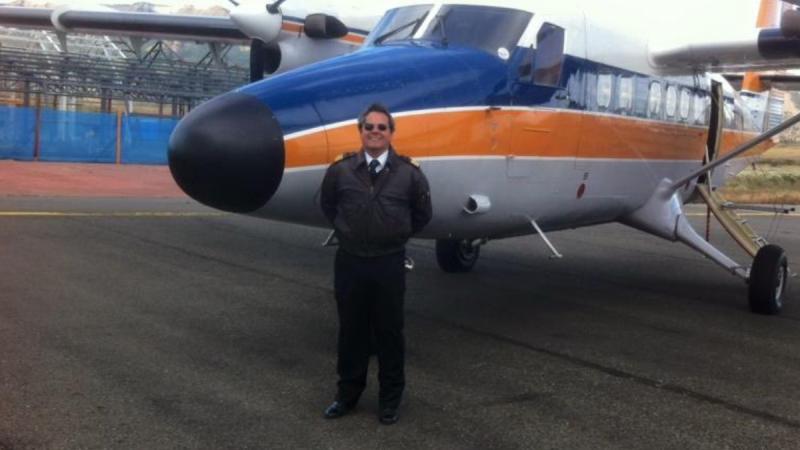 Christian Muñoz, piloto de avión ambulancia - Comité Olímpico