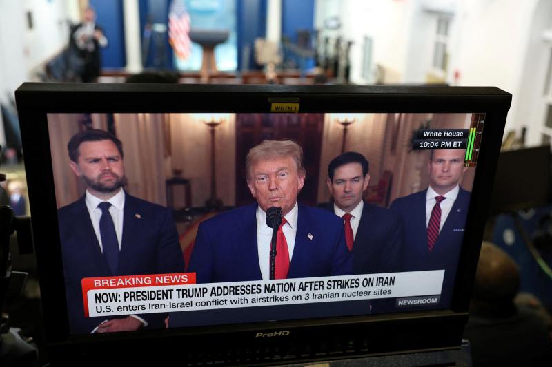 Trump dice que EEUU destruyó las instalaciones nucleares de Irán - Reuters