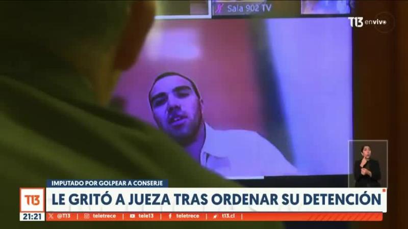 T13 - Martín de los Santos, agresor del conserje, durante su reformalización