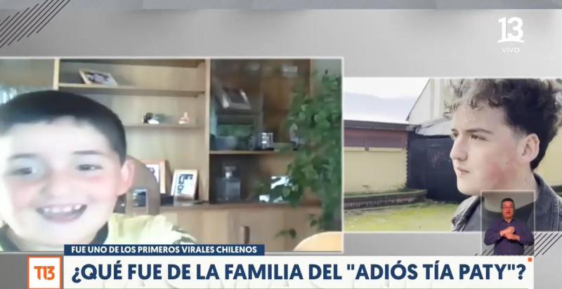 T13 - Así luce el niño del 'Adiós, tía Paty'