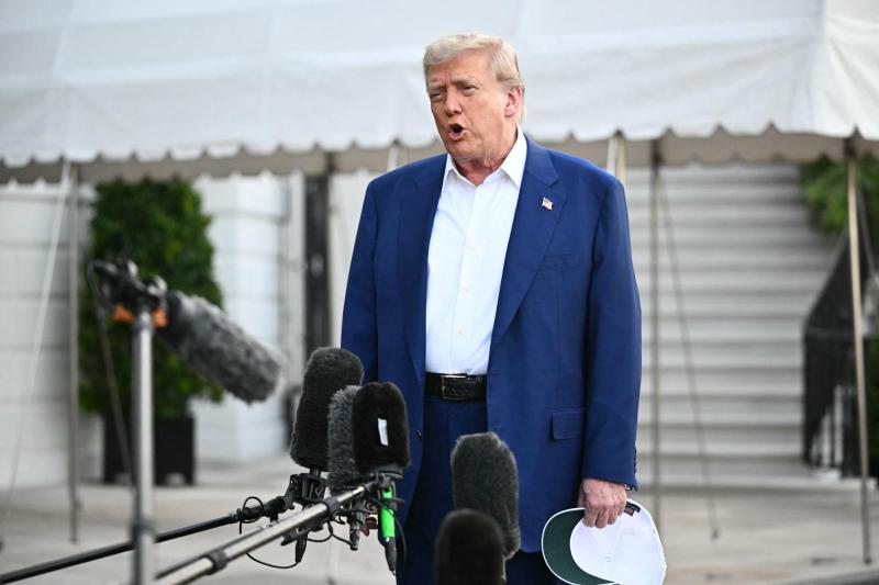 AFP - Trump manifestó su molestia con Israel por romper tregua