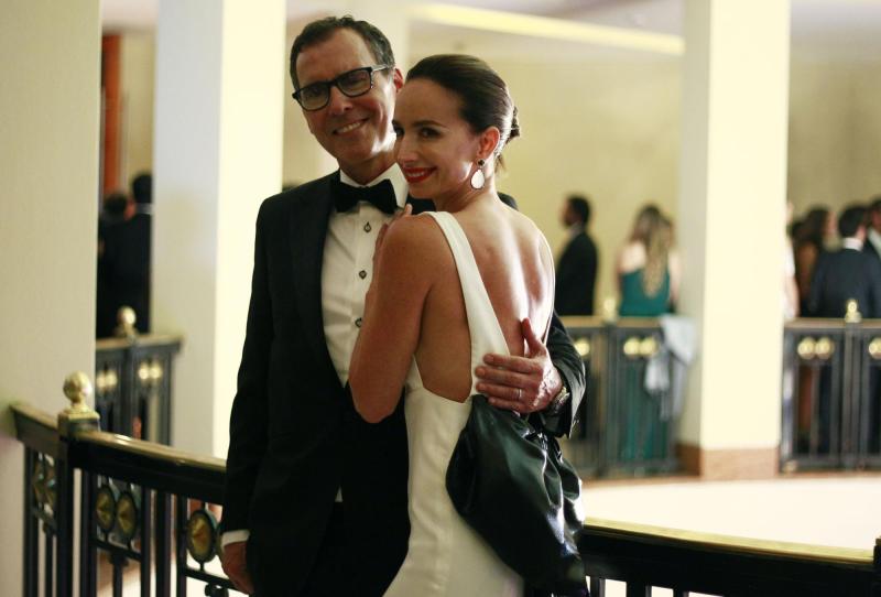 María José Prieto manifestó su apoyo a Cristián Campos - Agencia Uno