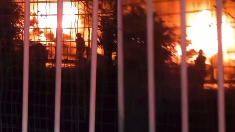 T13 - Incendio en Buin: muere adulta mayor y bombera resulta lesionada tras explosión mientras combatía fuego