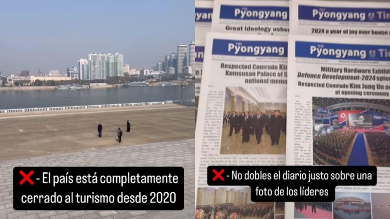 Instagram - Redes sociales - "En algunos lados no puedes ni reírte": argentino relata cómo fue su experiencia en Corea del Norte