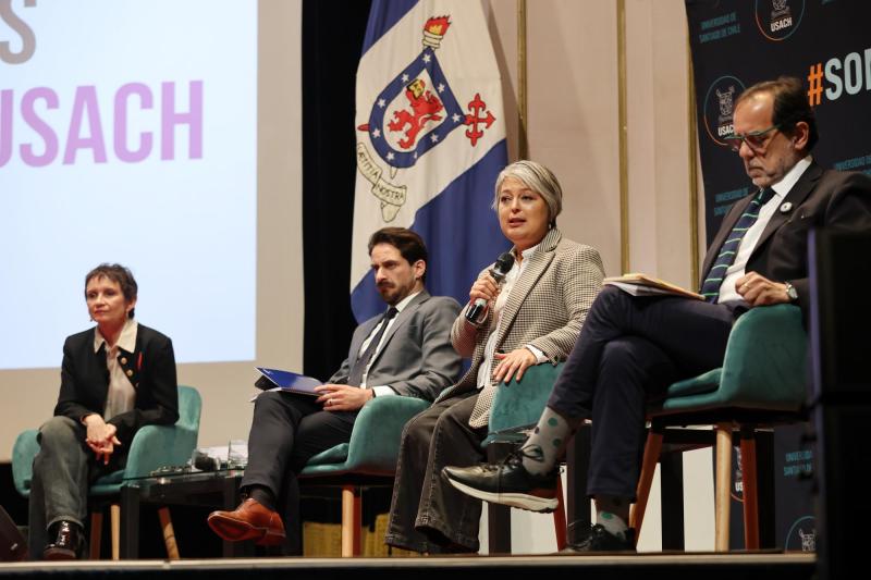 Aton- Candidatos oficialistas, Carolina Tohá, Gonzalo Winter, Jeannette Jara y Jaime Mulet