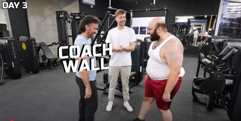 Captura - Coach Wall destacó en video de Mr Beast