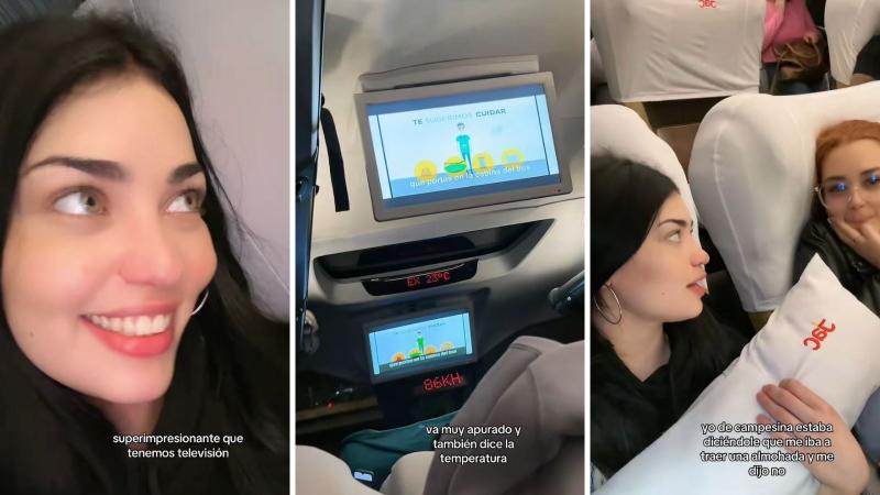 Captura - Venezolana se impresionó por viaje en bus