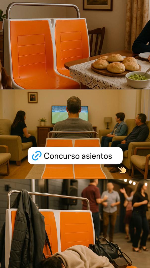 50 años de historia en tu hogar: Metro de Santiago lanza concurso para ganar los famosos asientos naranjos - Instagram Metro de Santiago 