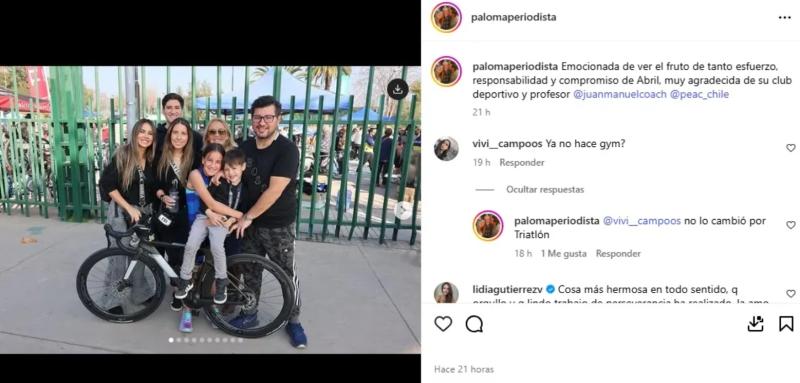 Instagram - Abril, hija de Paloma Aliaga y Cristóbal Valenzuela